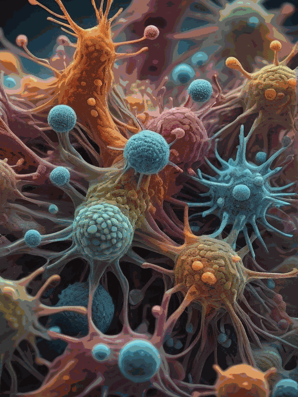 Microscopy diagnostic method and the area of application acc microbiology