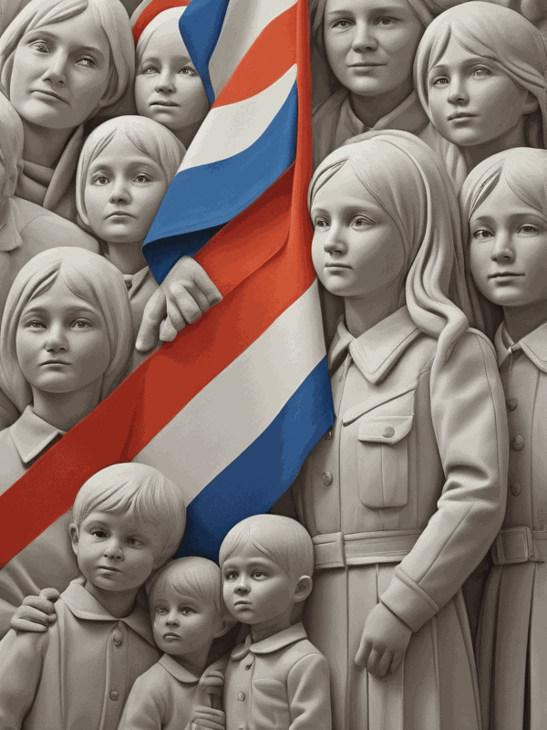 Жизнь, достоинство, свобода — основа ценностей. Патриотизм, семья, труд, гуманизм, коллективизм, историческая память и единство в стиле про россию