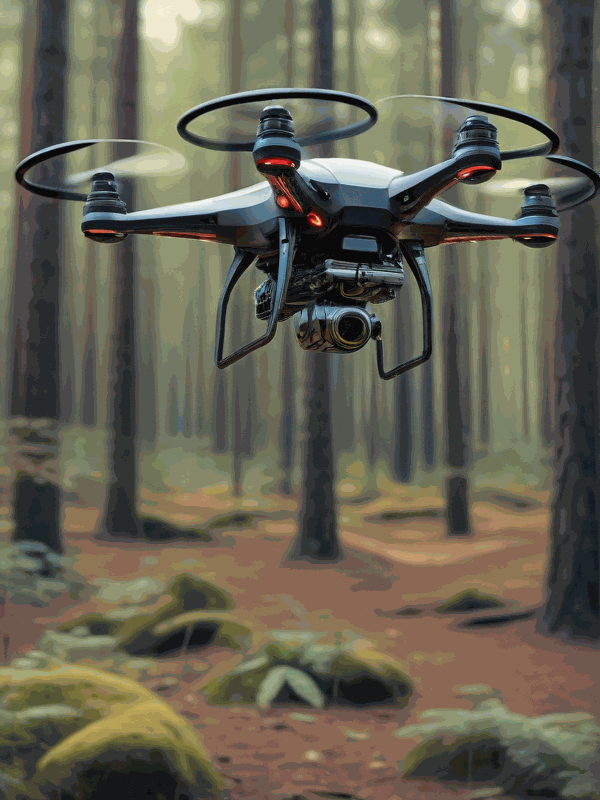 Creating UAV's with AI on the board. UAV's of plane format for searching fire and lost peoples