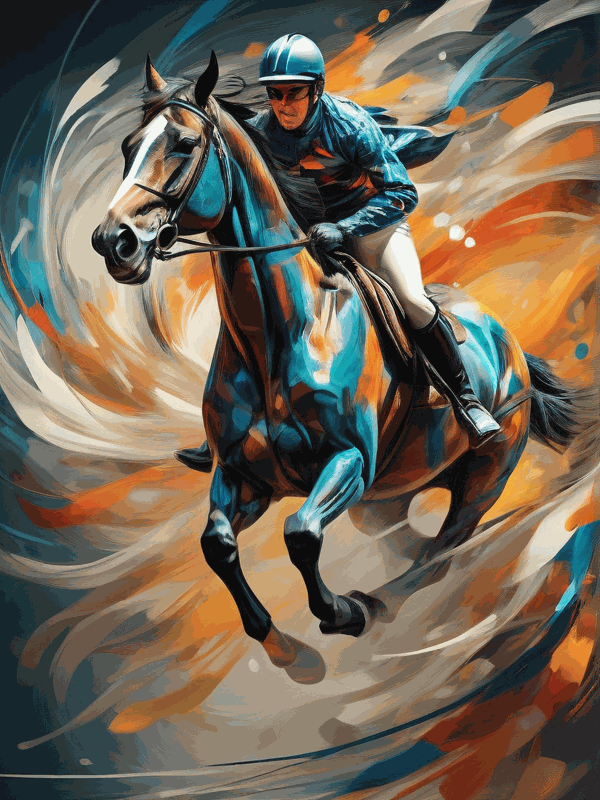 Equestrian sports are my hobby!