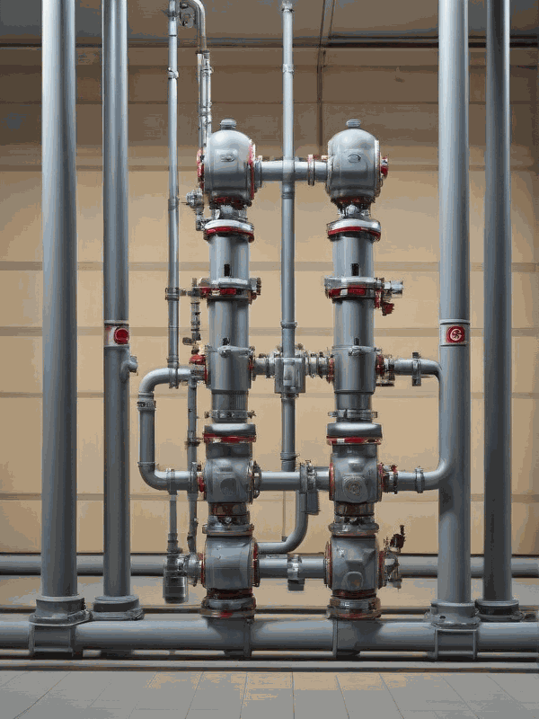 Проект двухступенчатой газораспределительной системы для района