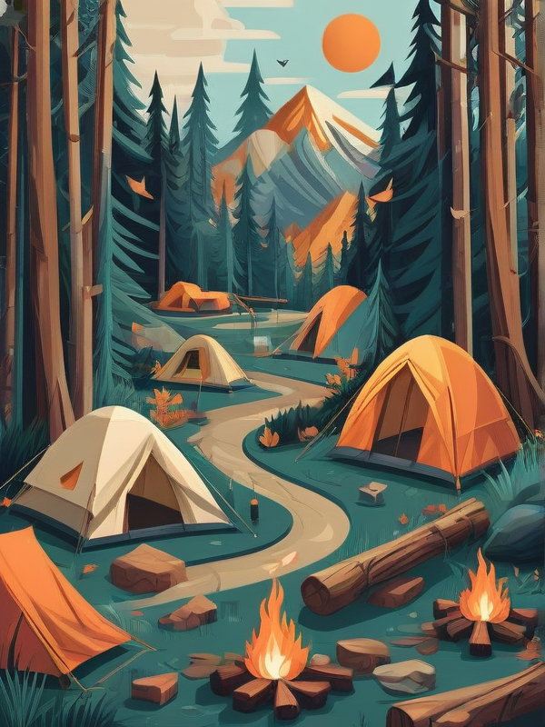 презентация для 2го класса по английскому языку на тему camping с вокабуляром, с заданиями, примерами с предложениями и картинками, диалоги
