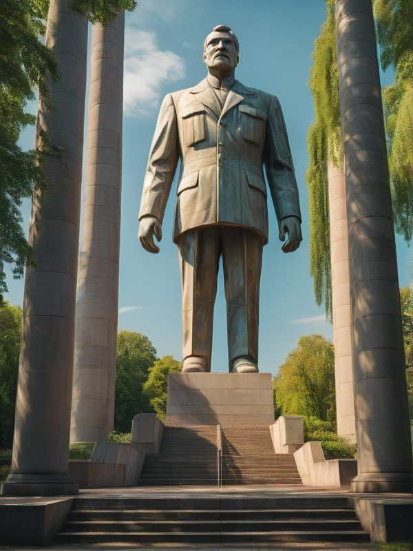 Памятник Ленину на ВДНХ. Презентация без текста