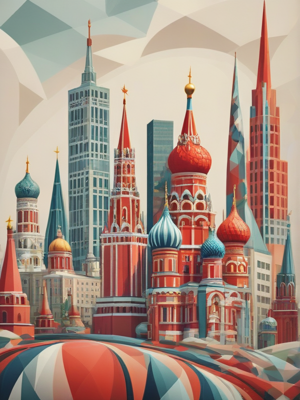 путешествие по достопримечательствам Москвы с картинками каждой достопримечательности и с кратким описанием каждого объекта в 2-3 предложения. уровень B1