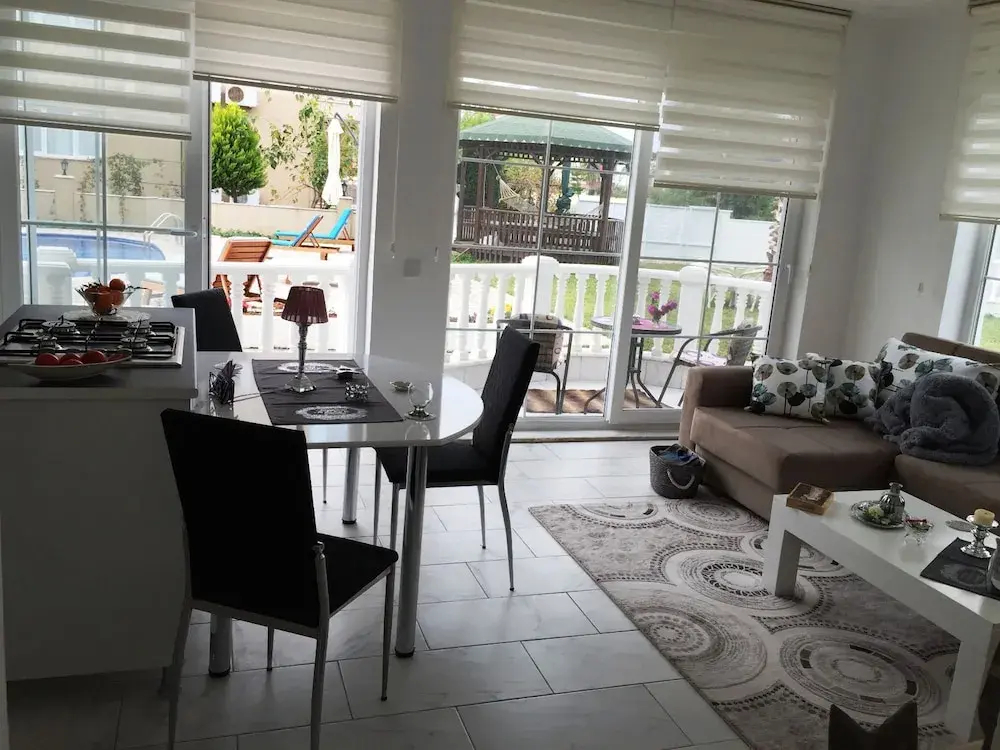 Double Apartment with balcony and with pool view