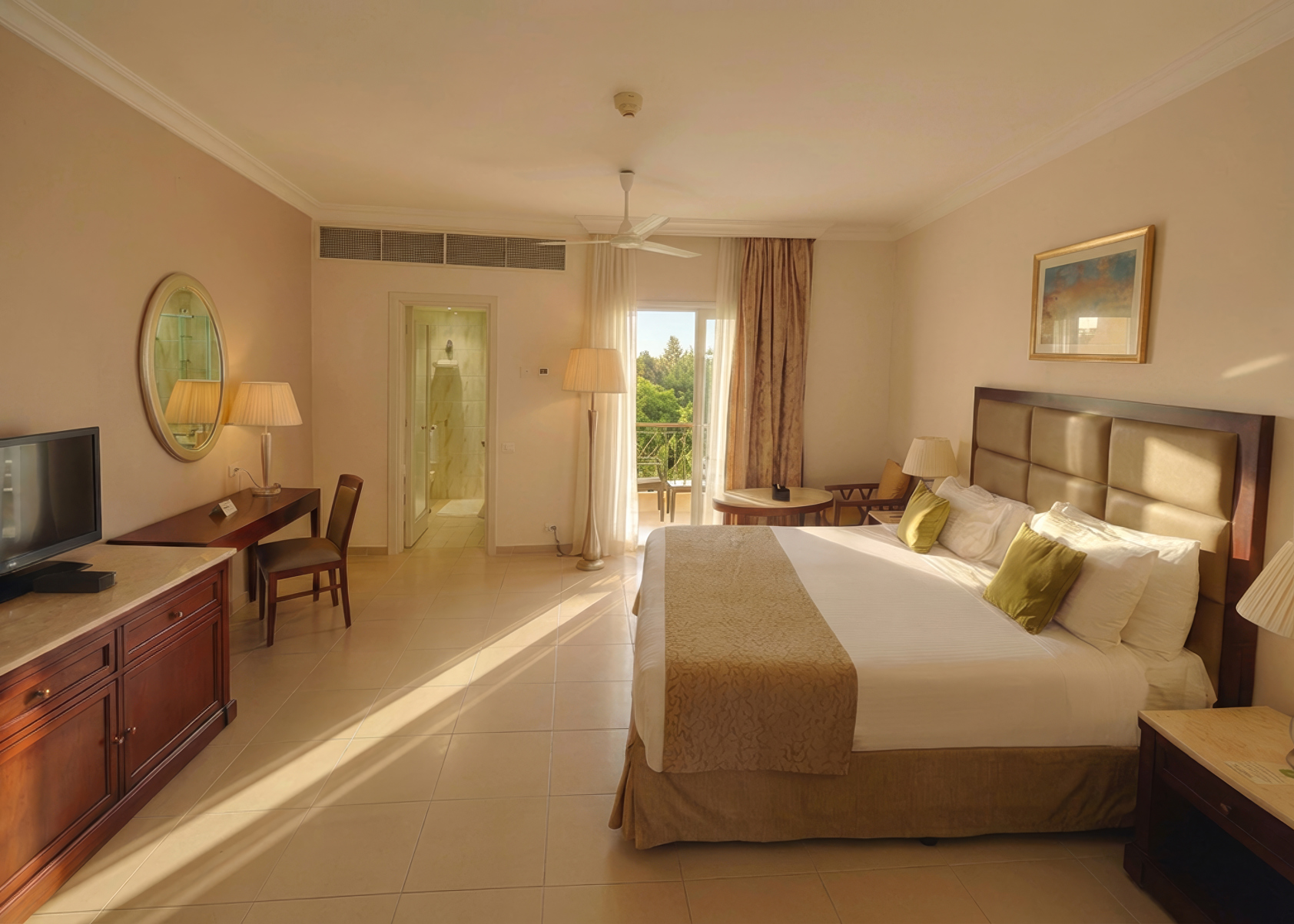 Courtyard Room with Balcony