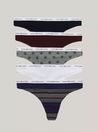 Logo Mix Thong 5-Pack