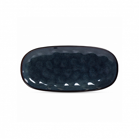 Блюдо овальное STONE MIDNIGHT 31см