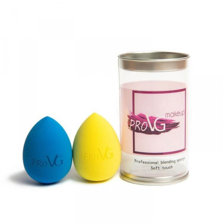 Спонжи для макияжа Pro VG - Blue, 2 шт.