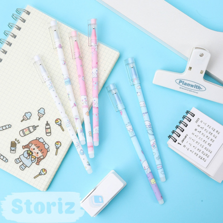 Ручка со стирающимися чернилами и стирашка