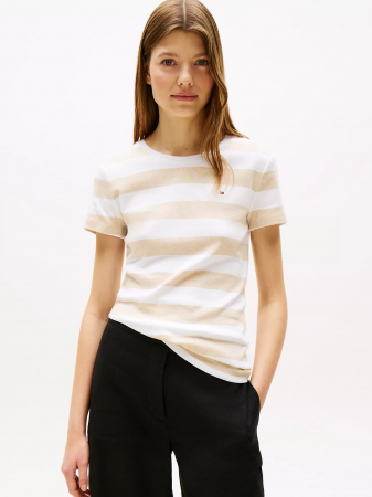 Rugby Stripe Crewneck T-Shirt