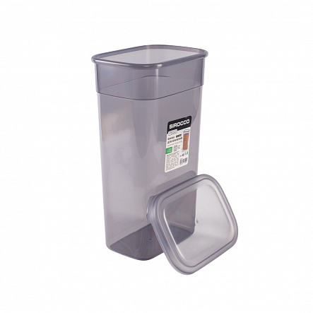 Банка для хранения сыпучих продуктов PEGGY серая 3.2л