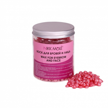 Воск для бровей и лица Nikk Mole - ягодный - в гранулах
