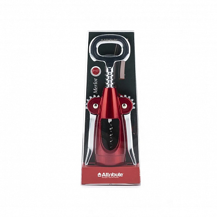 Штопор VIVA Chrome красный металлик 23см