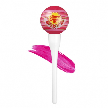 Тинт для губ Chupa Chups жидкий - Lip Locker Strawberry & Cream клубника и крем