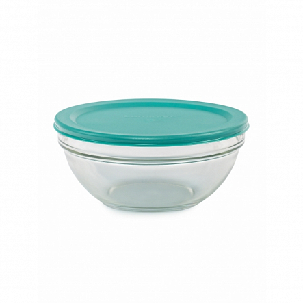 Салатник KEEP N BOWL 14см с зеленой крышкой