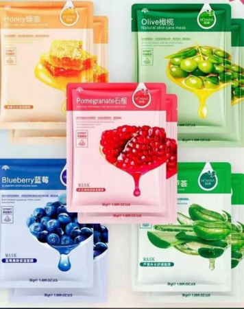 Увлажняющая тканевая маска для лица (3185)