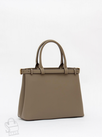 Сумка женская кожаная 3167PE gray  Polina&Eiterou  в Новосибирске