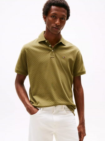 Regular Fit Dot Interlock Polo