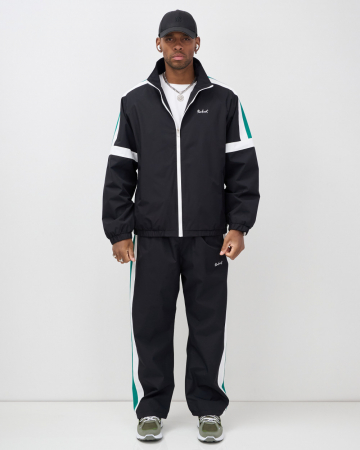 Спортивный костюм мужской весна-лето черного цвета 25736Ch