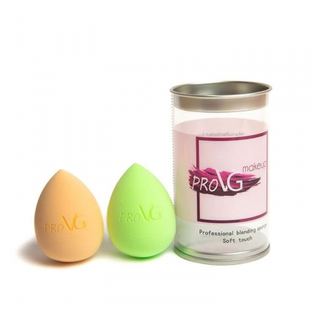 Спонжи для макияжа Pro VG - Green, 2 шт.