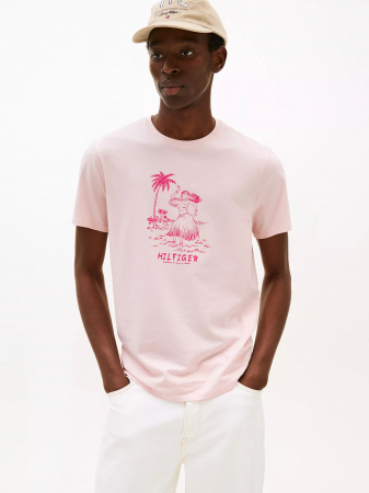 Hula Girl Graphic T-Shirt