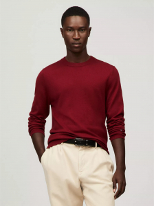 Fine Gauge Knit Crewneck Sweater