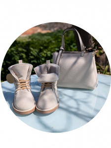 КОМБО Зимние ботинки AB.Z. 27001 Crudo + PELLE Kadrya beig АКЦИЯ