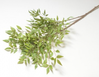 Искусственные цветы, Ветка кустовая фикус мелколистный (1010237) зеленый