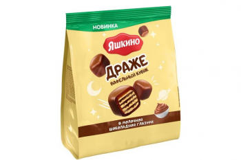 Драже вафля в молочно-шоколадной глазури, 180 г