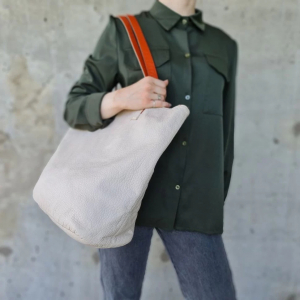 Женская мягкая сумка шоппер с двумя косметичками из эко кожи 0106-1423