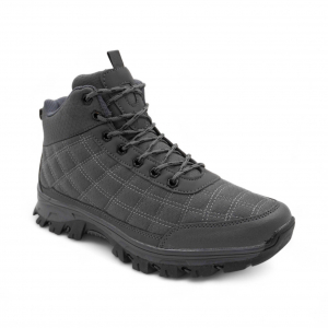 Ботинки мембранные на меху А651-4 серые