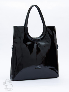 Сумка женская кожаная 1475-2Y black Polina&Eiterou