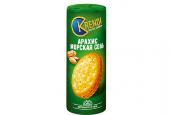 «Krendi», крекер-сэндвич Peanut&sea salt, 170 г