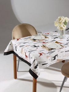 Скатерть новогодняя «Доляна» X-Mas 146?110± 3 см, 100% хлопок, рогожка 164 г/м?