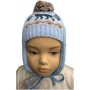 2647-2 Шапка зимняя для мальчиков TuTu