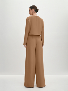 Прямые брюки палаццо