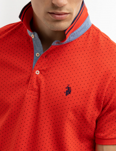 DOT PRINT POLO SHIRT