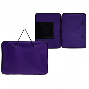 Папка для чертежей и рисунков А3, 470 х 340 х 20 мм с ручками, текстильная, внутренний карман 