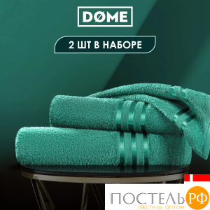 ГАРМОНИКА изумр К-т Полотенец 50х80/70х130, 2 пр., 100% хл, 440 гр/м2