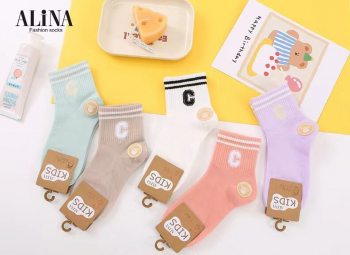 Носки для девочек (5 пар) арт. СТВ09 ( разм 7-9 )