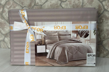 КПБ EFOR SATIN LEYLAK сиреневый (2 наволочки)