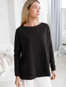 Джемпер из премиального хлопка с эластаном