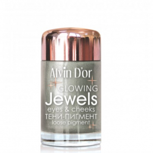 Тени-пигмент для век Jewels Alvin D`or зеленый 13 серый хамелеон перламутровые
