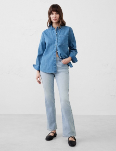 Kick Flare Mid-Rise Jean