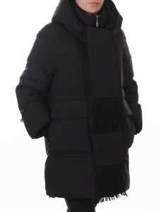 H781 BLACK Куртка зимняя женская (200 гр. холлофайбер)