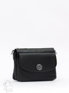 Сумка женская кожаная 0548C black Polina&Eiterou в Новосибирске