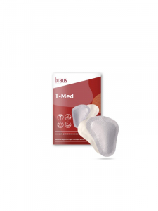 BRAUS Подкладки ортопедические T-Med (кожа+латекс) р.41-43