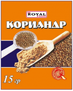 Кориандр молотый 15 гр*120
