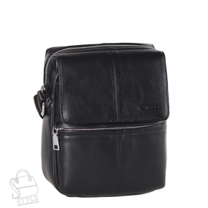 Сумка мужская кожаная 2082BSH black Heanbag